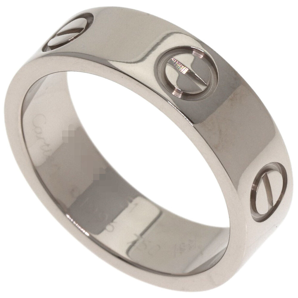 CARTIER Authentic 18k Silver Love Ring #51